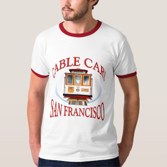 T-shirt Funiculaire de San Francisco (Devant)