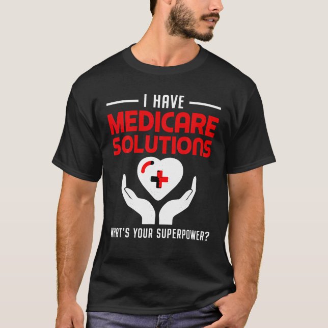 T-shirt Funky Agent d'assurance Médicale Broker Medicare S (Devant)