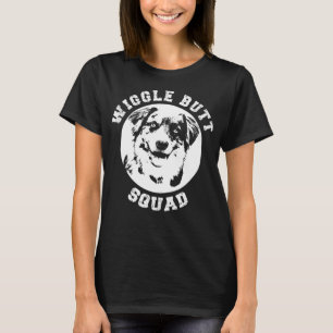 T-shirt Funky Australian Shepherd Wiggle Butt Squad pour A