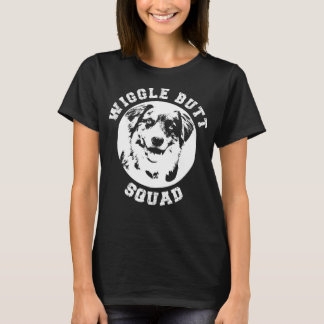 T-shirt Funky Australian Shepherd Wiggle Butt Squad pour A
