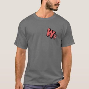 T-shirt Funky Axolotl Lettre salamandre W initiale