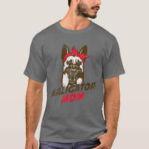 T-shirt Funky Belge Malinois Maligator Maman K-9 Police Do