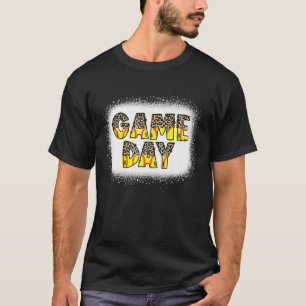 T-shirt Funky Bleached Football Jour Vibes Football Mo