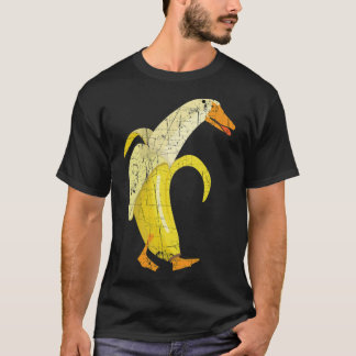 T-shirt Funky Canard Banana Farm Animal Fruit Pun labrador