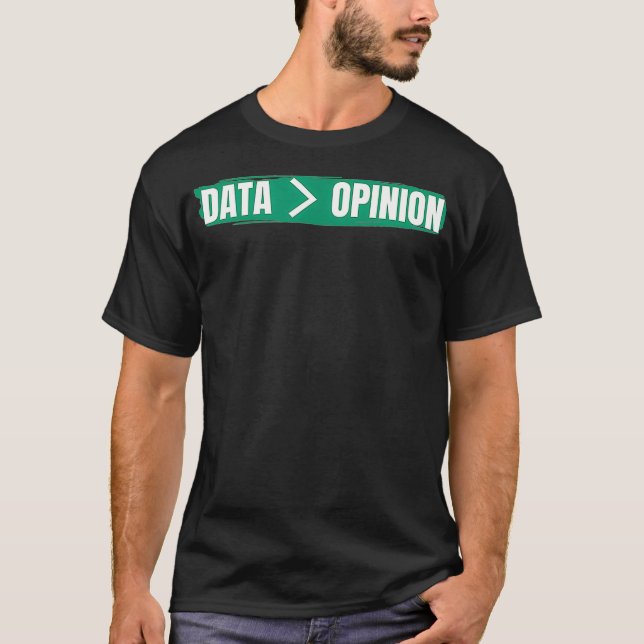 T-shirt Funky Data Science Machine Learning Voir Plus Colo (Devant)