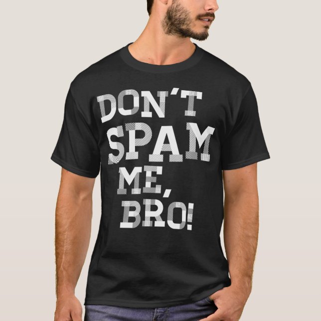 T-shirt Funky Email Marketing SAAS Email Spam Lean Startup (Devant)