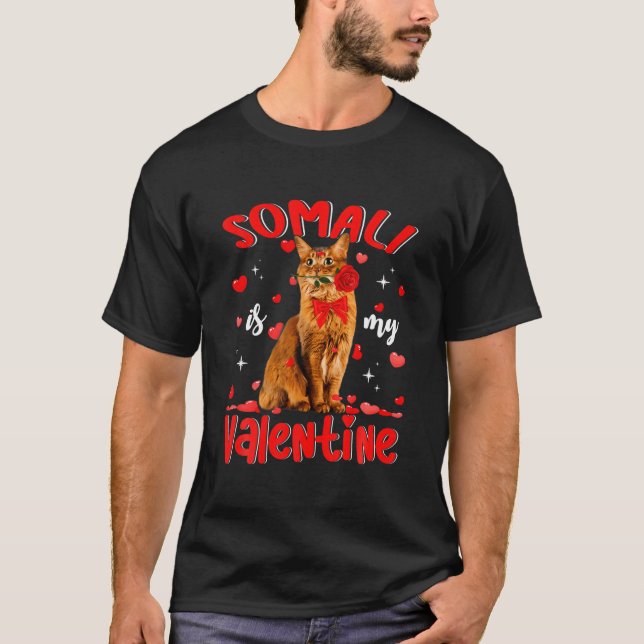 T-shirt Funky Est Mon Chat Saint Valentin Papa Chat Maman (Devant)