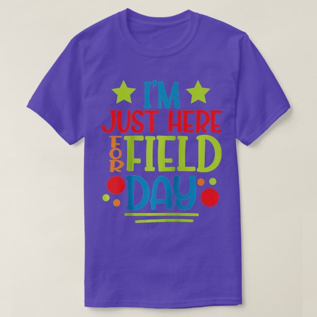 T-shirt Funky Field Day Elementary School Raglan Baseball (Design devant)