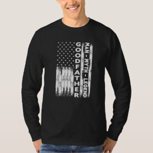 T-shirt Funky Goodfather Man Myth Légende Hommes Vintages