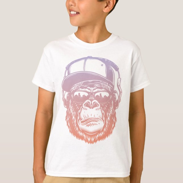 T-shirt Funky gorilla (Devant)