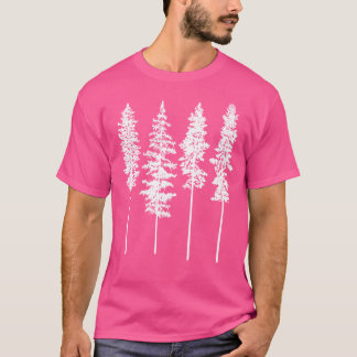 T-shirt Funky Graphic Pine Arbre - Randonnée d'été Nat
