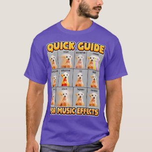 T-shirt Funky Guide for Music Effects Musican Chihua