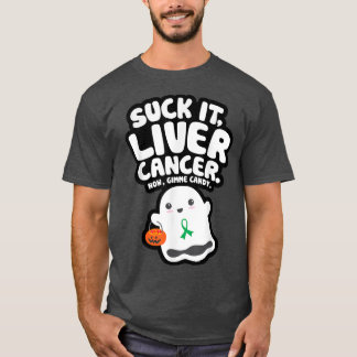 T-shirt Funky It Liver Cancer Gimme Candy mignonne Ghost
