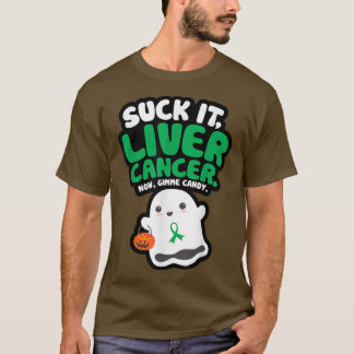 T-shirt Funky It Liver Cancer Gimme Candy mignonne Ghost