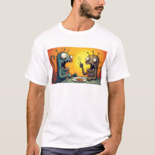 T-shirt Funky Kaiju Art de Monstre Osaka - Répandre Joie S