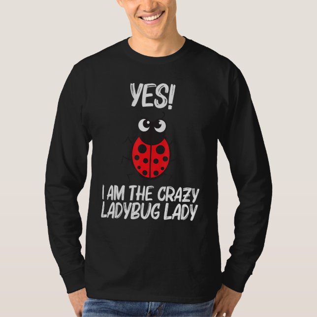 T-shirt Funky Ladybug Pour Les Femmes Maman Ladybird Beetl (Devant)