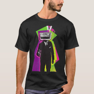 T-shirt Funky Literalen Radio Headan musique audiophile