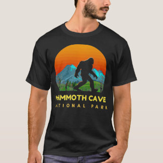T-shirt Funky Mammoth Cave National Park Bigfoot Randonnée