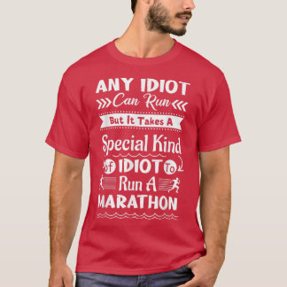 T-shirt Funky Marathon Art Pour Hommes Femmes Marathoner R