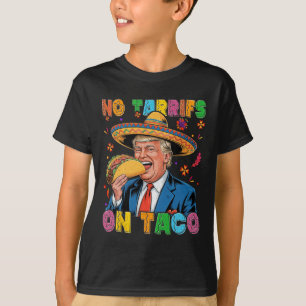 T-shirt Funky Mexicain Cinco De Mayo Trump Pas De Tarrifs 