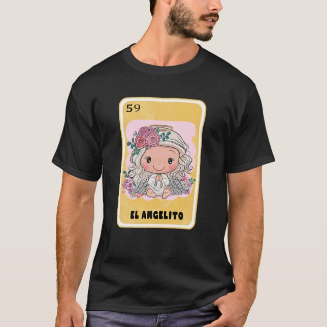 T-shirt Funky Mexicaine Loterie Bingo Cadeaux Mexicains El (Devant)