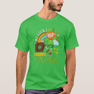 T-shirt Funky Oncle Paddy Day St patrick Lucky Charms Cal