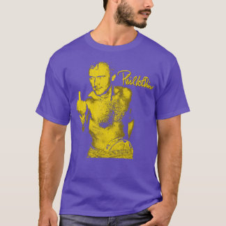 T-shirt Funky Phil Collins Fan Art Jaune Or