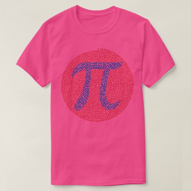 T-shirt Funky Pi Day Spiral Pi Mathématiques (Design devant)