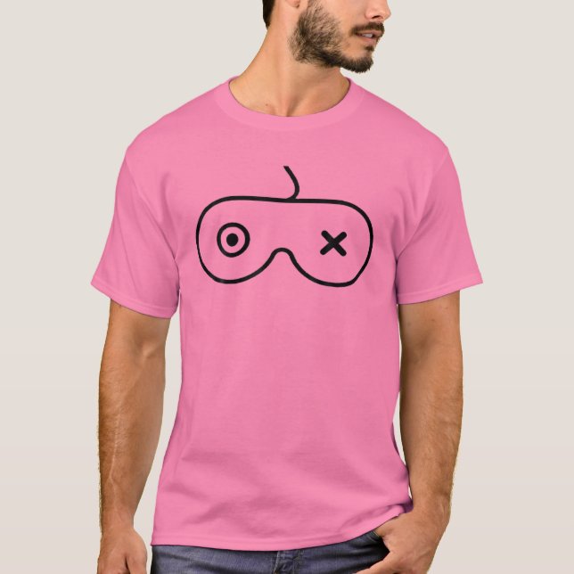 T-shirt Funky Pink Gamer Ribbon Cancer du sein Sensibilisa (Devant)