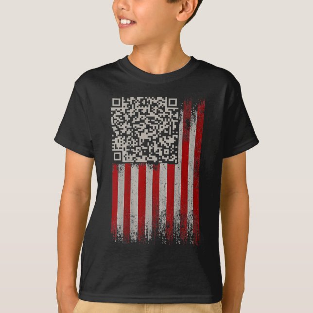 T-shirt Funky Qr Trumps Danser Code de danse (Devant)