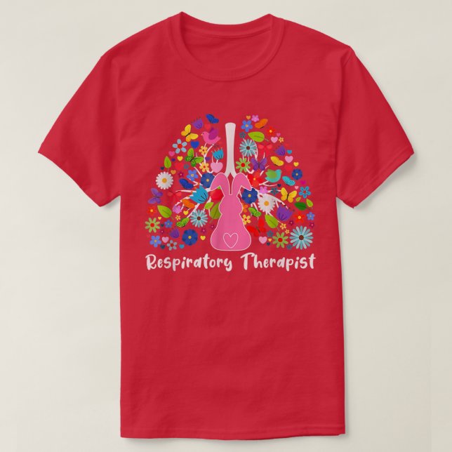 T-shirt Funky Respiratory Therapist Pâques Bunnies RT  (Design devant)