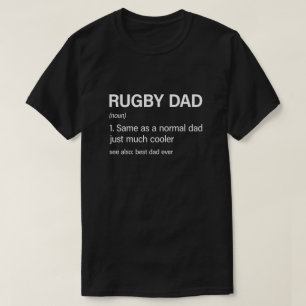 T-shirt Funky Rugby Papa Définition Rugby Lover