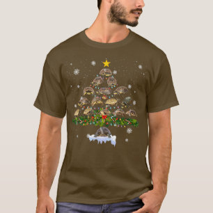 T-shirt Funky russe Tortoise Arbre de Noël Ornement d'arbr