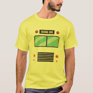 T-shirt Funky School Bus Dress Up Camion School Bus Driver