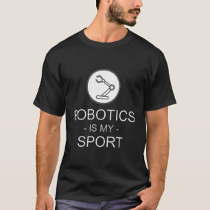 T-shirt Funky Science Coder Robotique Coder Est Mon Sport 