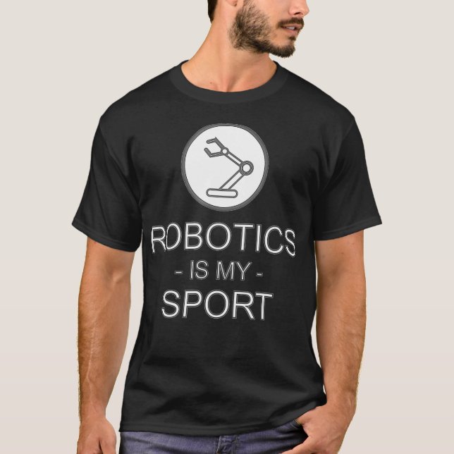 T-shirt Funky Science Coder Robotique Coder Est Mon Sport  (Devant)