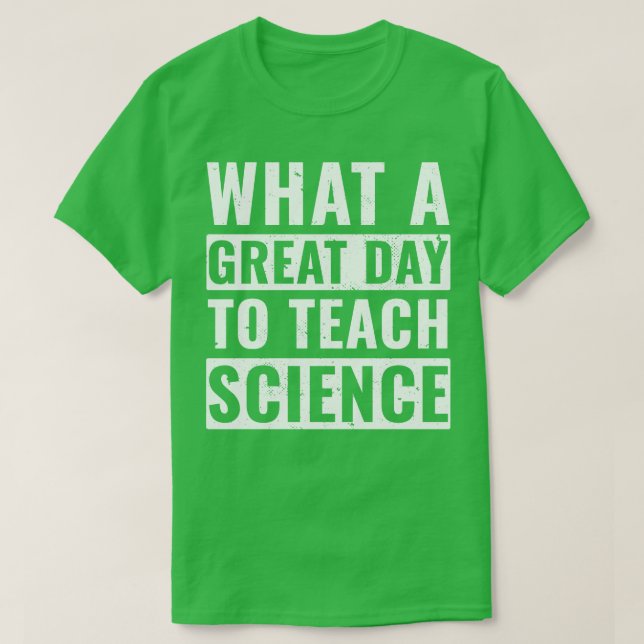 T-shirt Funky Science Enseignant Design pour les hommes En (Design devant)
