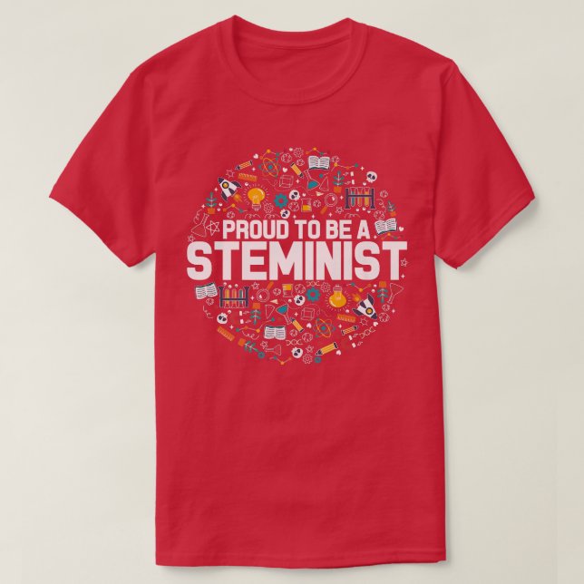 T-shirt Funky Science Steminist Stem Technology Enseignant (Design devant)