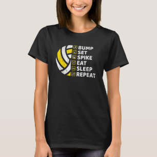 T-shirt Funky Sports Volleyball Joueur Volleyball 1