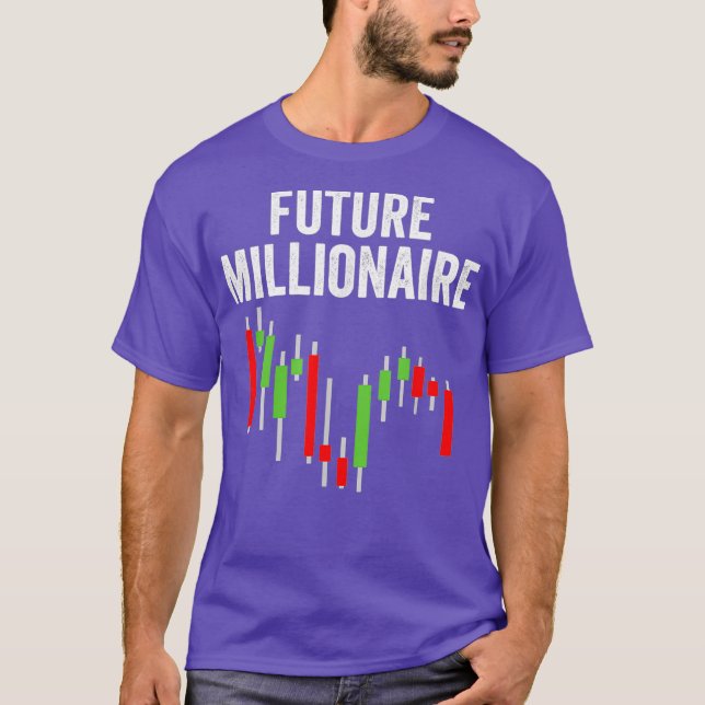 T-shirt Funky Stock Market Capitalism Jour Trader (Devant)