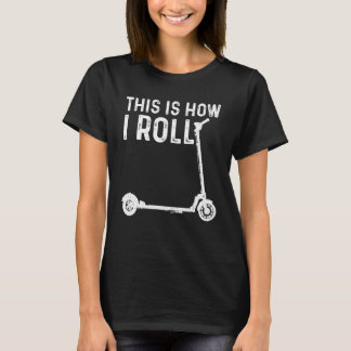 T-shirt Funky Stunt Scooters Art Pour Hommes Femmes Meille