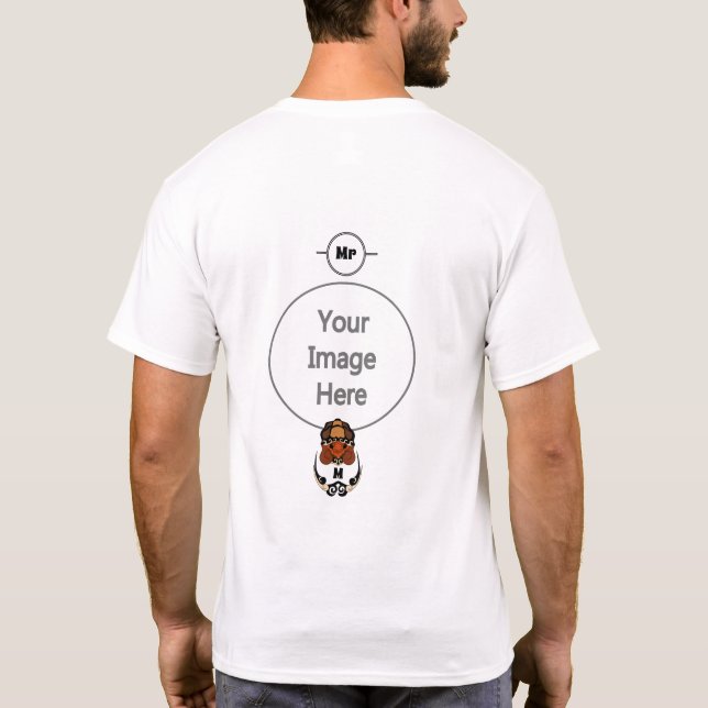 T-shirt Funky Tortoise Chilling Monogramme (Dos)