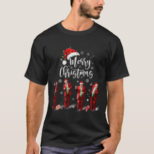 T-shirt Funky Trump Dance Santa Claus Joyeux Noël