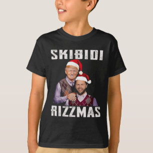 T-shirt Funky Trump Vance Skibidi Rizzmas Faire Noël G