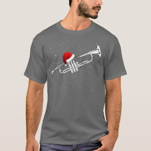 T-shirt Funky Trumpet Noël Trumpet Player Musicien Ja