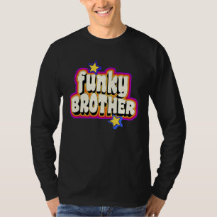 T-shirt Funky Vintage Rétro Années 70 Frère Funky Danseur