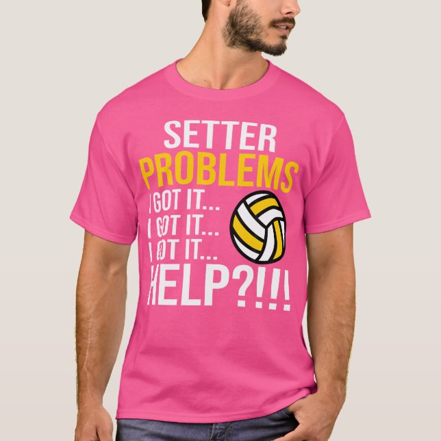T-shirt Funky Volleyball Pun Pour Volleyball Player Volley (Devant)