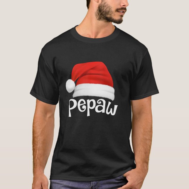 T-shirt Funky Xmas Pajama Group Correspondance Pepaw Chris (Devant)