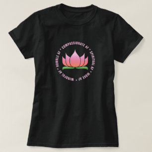 T-shirt Funky Yoga "AF" Pink Lotus