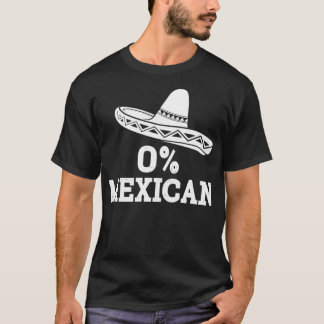T-shirt Funny 0 mexicain avec sombrero pour Cinco de Mayo
